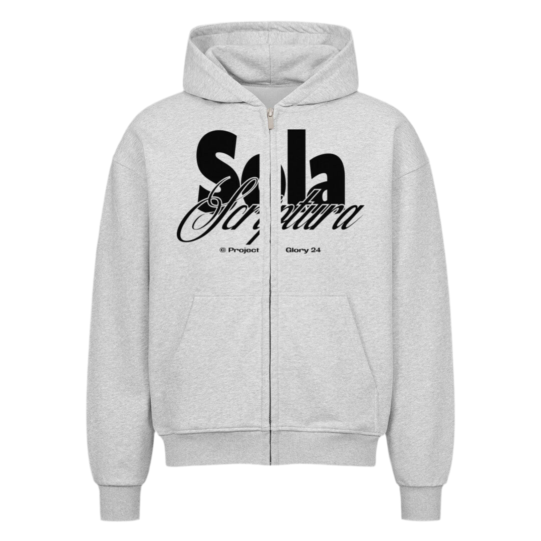 Sola Scriptura - Oversized Zipper