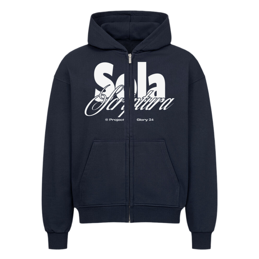 Sola Scriptura - Oversized Zipper