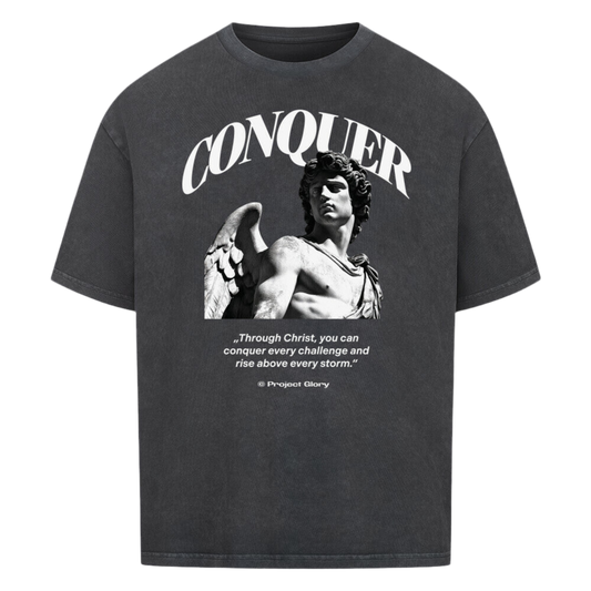 Conquer - Oversized washed Tee
