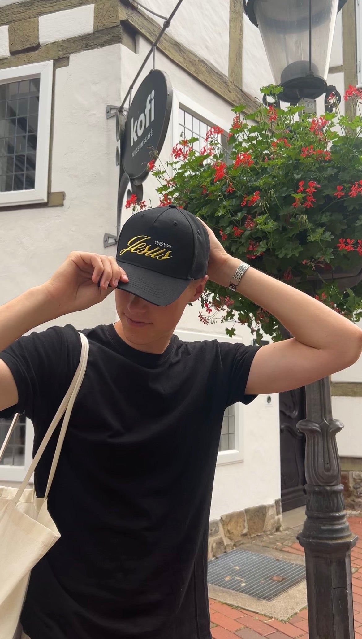 Christliche Cap mit der Aufschrift One Way Jesus
