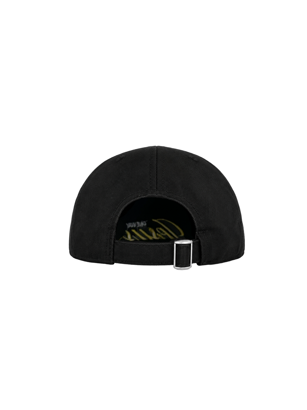 Christliche Cap in Schwarz von hinten
